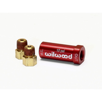 Wilwood Residual Pressure Valve - New Style w/ Fittings - 10# / Red