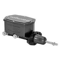 Wilwood Compact Tandem Master Cylinder - 15/16in Bore - w/Pushrod (Black)