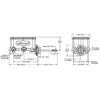 Wilwood Compact Tandem Master Cylinder - 15/16in Bore - w/Pushrod (Ball Burnished)