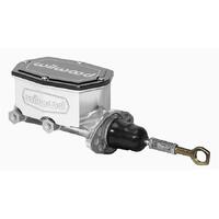 Wilwood Compact Tandem Master Cylinder - 15/16in Bore - w/Pushrod fits Mustang (Ball Burnished)