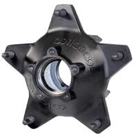 Wilwood Hub-Starlite 55 Rear - Standard Offset 5/8 C Studs-Drilled-Black-Less Races